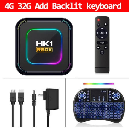 El HK1 RBOX K8 es un TV Box con Android 13, equipado con el procesador RK3528 y opciones de almacenamiento de 4GB de RAM con 32GB, 64GB o 128GB de ROM. Soporta WiFi 6 de 5G, resolución 4K y 8K, reproducción 3D y conexión B