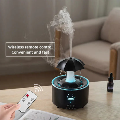 Xiaomi Youpin-humidificador de aire de gota de agua con luz colorida, difusor de aceite esencial, aromaterapia, paraguas creativo