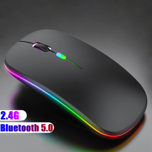 Mouse inalámbrico Bluetooth 5.0 cuenta con una resolución de 1600 DPI para un rendimiento preciso.