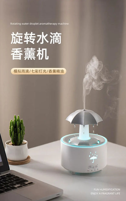 Xiaomi Youpin-humidificador de aire de gota de agua con luz colorida, difusor de aceite esencial, aromaterapia, paraguas creativo