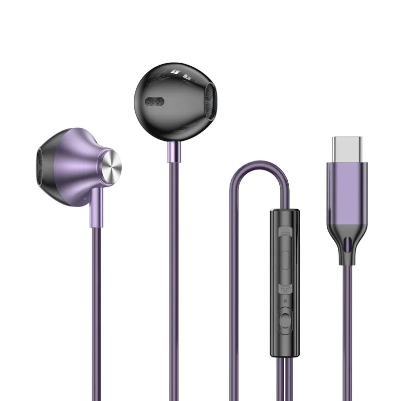 Auriculares con cable para Samsung, audífonos internos con sonido envolvente HiFi, USB tipo C, 3,5mm, control por cable, para Galaxy S24, S23, S22 Ultra