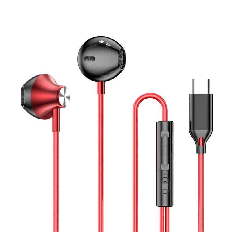 Auriculares con cable para Samsung, audífonos internos con sonido envolvente HiFi, USB tipo C, 3,5mm, control por cable, para Galaxy S24, S23, S22 Ultra