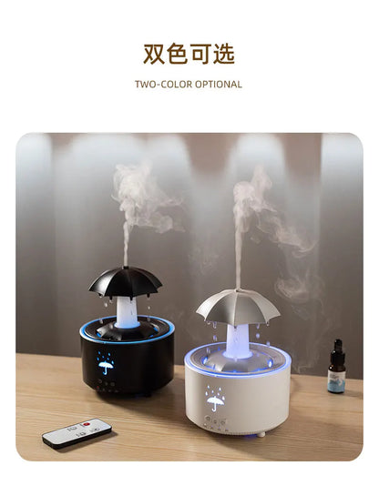 Xiaomi Youpin-humidificador de aire de gota de agua con luz colorida, difusor de aceite esencial, aromaterapia, paraguas creativo