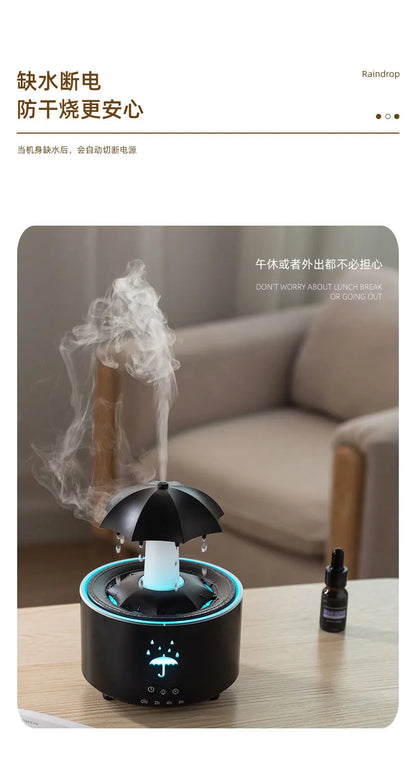 Xiaomi Youpin-humidificador de aire de gota de agua con luz colorida, difusor de aceite esencial, aromaterapia, paraguas creativo